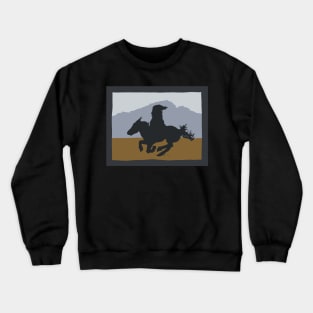 Mongolian on Horseback Crewneck Sweatshirt